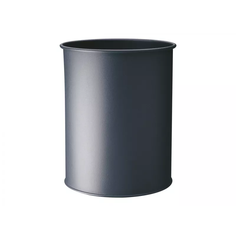 Šiukšliadėžė Durable 330158 15 L apvali metalinė antracito