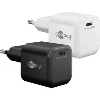 Goobay USB-C™ PD GaN greitasis įkroviklis Nano (30 W) juodas (79152)