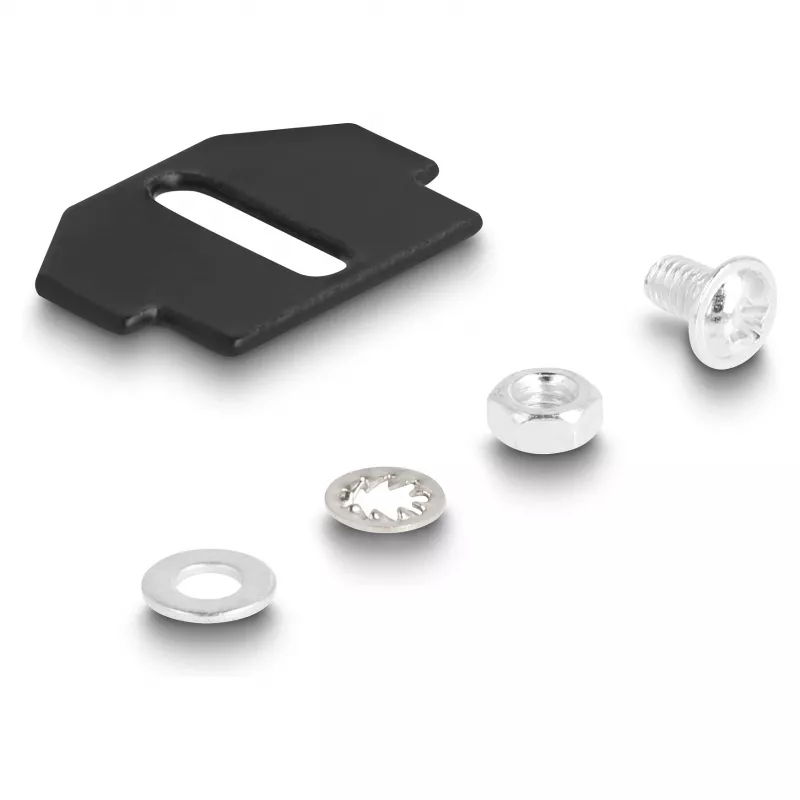 Montavimo rėmelis DeLOCK 88063 Juodas Metalinis