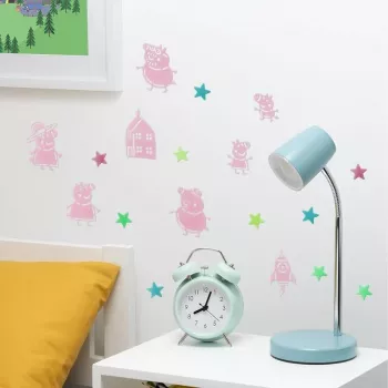Lipdukas ant sienos Hasbro Peppa Pig PP13870PP šviečiantys tamsoje žvaigždutės