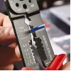 Knipex 97 21 215 B Crimpimo įrankis Juoda, Mėlyna, Raudona