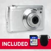 Agfa Photo DC8200 Sidabrinis su dėklu ir SD 16 GB kortele