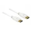 DisplayPort kabelis DeLOCK 85509 1,5 m Baltas
