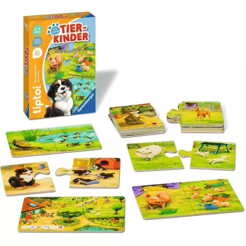 Stalo žaidimas Ravensburger tiptoi Alle meine Tierkinder