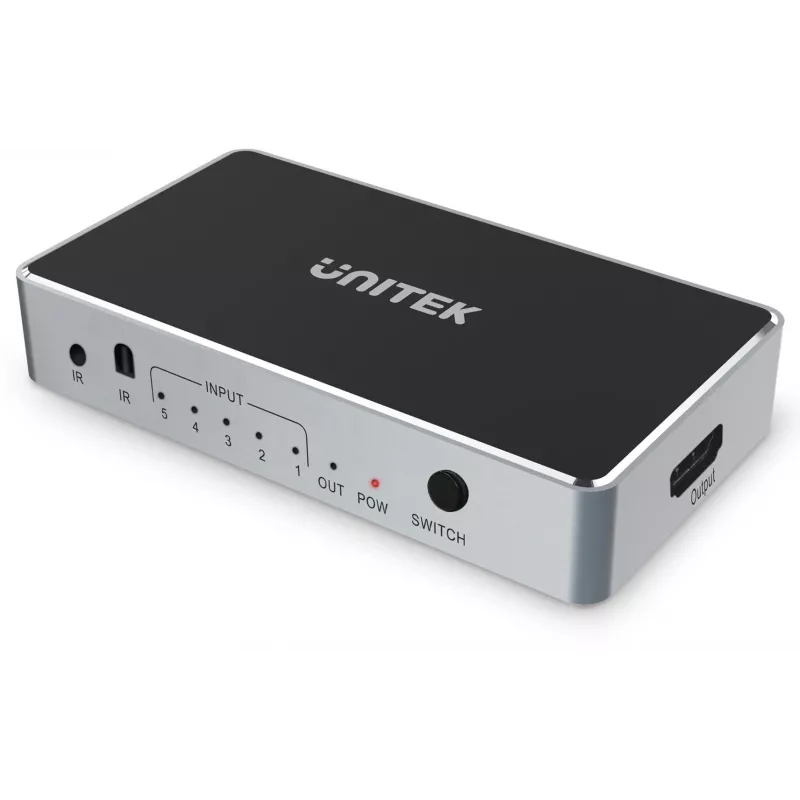 HDMI vaizdo jungiklis Unitek V1110A 4K 1.4b 5V 1A