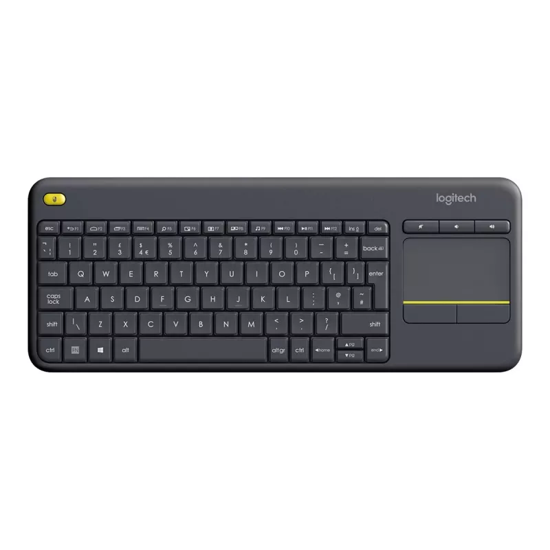 Belaidė klaviatūra su jutikliniu kilimėliu Logitech K400 Plus