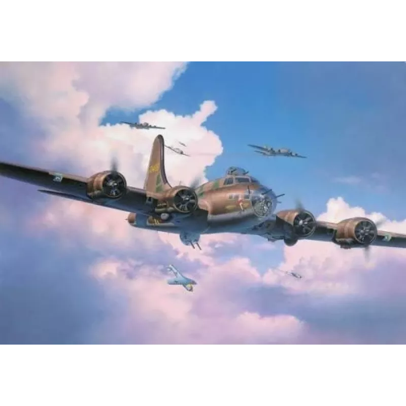 Lėktuvo modelis „Boeing B-17F Flying Fortress“ (Memphis Belle) surinkimo rinkinys Revell 4297, 1:48