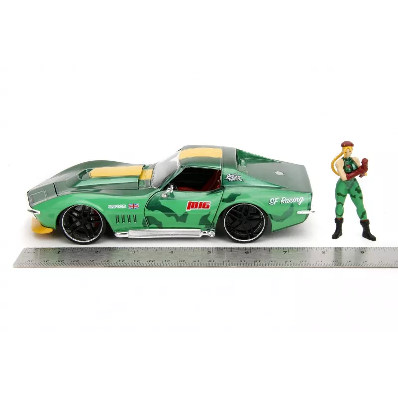 Automobilis Jada Toys Street Fighter 1969 Chevrolet 1:24 Metal Green