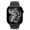 Apple Watch GPS + Cellular 42 mm natūralaus titano korpusas, pilkas sportinis dirželis S/M