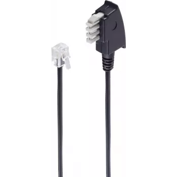 Telefono laidas ShiverPeaks BS70116-6/2 6m juodas
