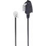Telefono laidas ShiverPeaks BS70116-6/2 6m juodas