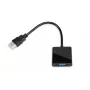 iBox IAHV01 adapteris iš HDMI į VGA, juodas
