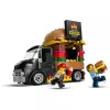 LEGO City Burger Van Maistas Iš Furgono Žaislas 5+ Metų Berniukams Ir Mergaitėms Transporto Priemonės Statybos Rinkinys Su Pardavėjo Minifigūra Ir Aksesuarais