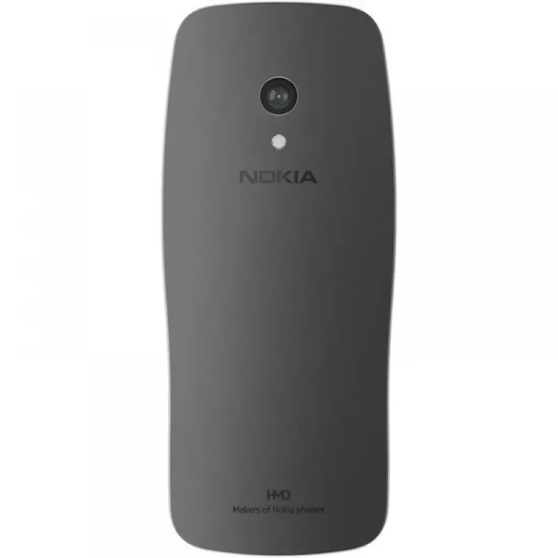 Nokia 3210 4G (2024) (TA-1618) Grunge Black – 2,4 colio TFT ekranas, 128 MB atmintis, 64 MB RAM, Dual SIM, Bluetooth 5, 2 MP kamera