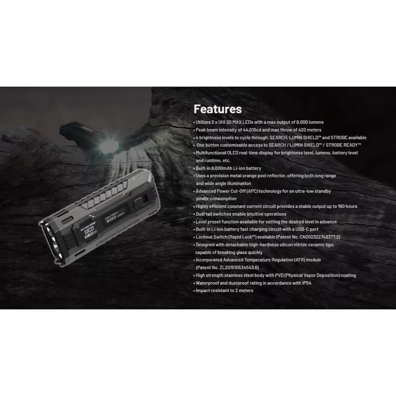 Žibintuvėlis EDC SERIES/EDC37 Nitecore