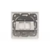 Digitus sieninė plokštė Keystone moduliams, vokiškas tipas, tarpinė plokštelė 50x50 mm, rėmelis 80x80 mm | DN-93801-1