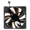 Kompiuterio korpuso ventiliatorius NoiseBlocker BlackSilentPro PLPS 120 mm, 1500 RPM, 100 m³/h, 4,5 V, juodas