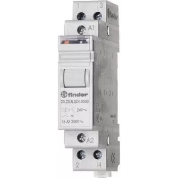 Finder Schrittschalter 1 Normaliai Atviras Kontaktas + 1 Normaliai Uždarytas Kontaktas 12 VDC 16 A 400 VAC 4000 VA, AC1 (20.23.9.012.4000)