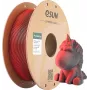 PLA MATTE DUAL 1,75 mm raudonas juodas 1 kg ESUN 3D FILAMENTAS (PLA-MTD175B-BR1P1)