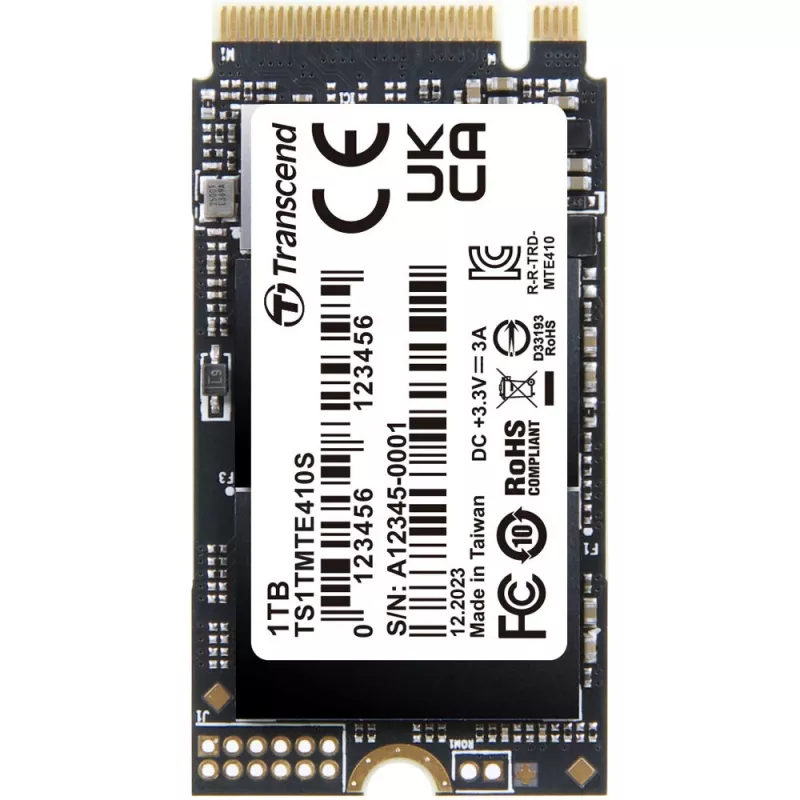 SSD diskas Transcend 1 TB M.2 PCI Express 4.0 NVMe 3D NAND TS1TMTE410S