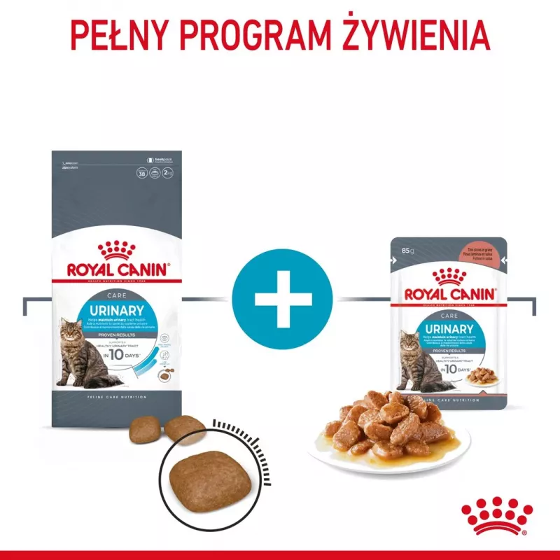 Sausas kačių ėdalas Royal Canin Urinary Care Adult Poultry 10 kg – šlapimo takų kontrolė, 33% baltymų