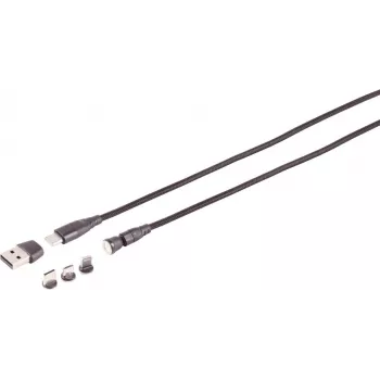 Magnetinis jungčių rinkinys ShiverPeaks S/CONN 7 kontaktų su 3× USB-C