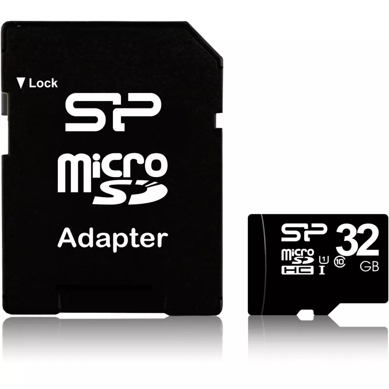 Silicon Power SP032GBSTH010V10SP atminties kortelė 32 GB MicroSDHC UHS-I Class 10
