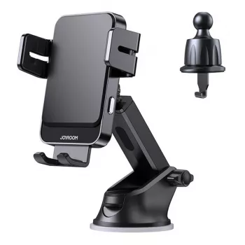 Joyroom JR-ZS219 automobilio prietaisų skydelio laikiklis su 15W belaidžiu įkrovikliu, juodas