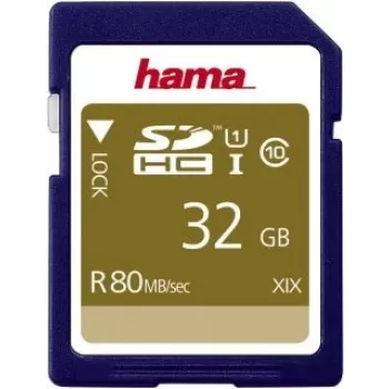 Atminties kortelė Hama 32GB SDHC UHS-I Class 10 00124135