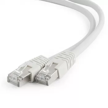 Tinklo kabelis GEMBIRD Cat6a RJ-45 iki RJ-45 S/FTP 10 m LSZH, vientisas varis, pilka