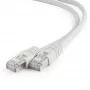 Tinklo kabelis GEMBIRD Cat6a RJ-45 iki RJ-45 S/FTP 10 m LSZH, vientisas varis, pilka