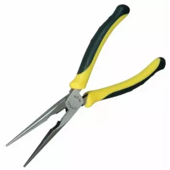 Replės smailianosės Stanley FatMax Long Nose Pliers juodos ir geltonos 200 mm 203 g