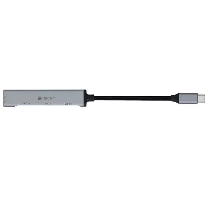 Tracer H40 USB Type-C aliuminio USB 3.0/2.0 šakotuvas