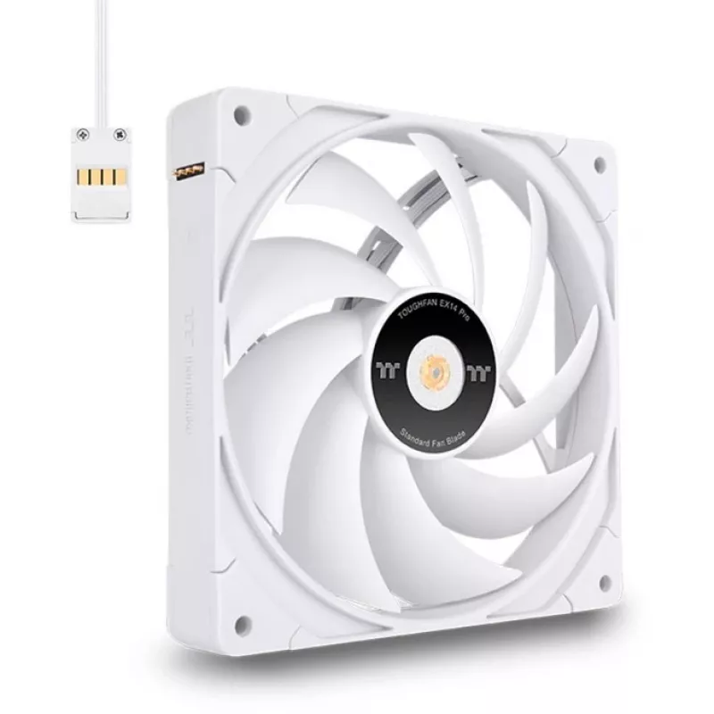 Thermaltake TOUGHFAN EX14 Pro 140 mm baltas 3 vnt. komplektas