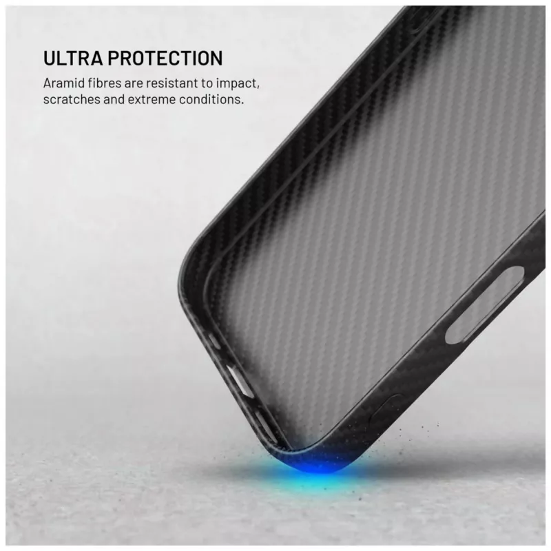 Apsauginis dėklas FIXED MagVelar, skirtas Apple iPhone 17 Pro, juodas