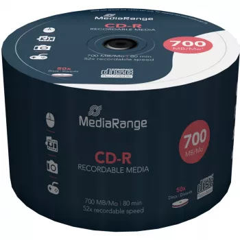 CD-R laikmenos 700MB 52X 50 vnt. pakuotė / MR207 Mediarange