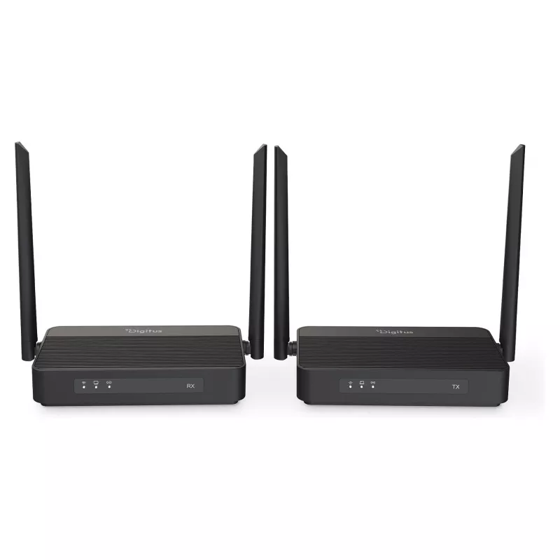 Belaidis HDMI KVM plėtiklio rinkinys DIGITUS DS-55360 – Siųstuvas ir imtuvas, 100 m, 4K/60Hz, HDMI, USB-A/USB-C