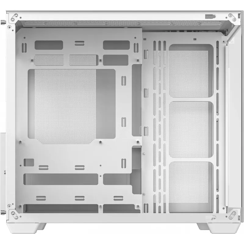 Korpusas DeepCool CG530 WH Midi Tower – ATX/Micro ATX/ITX, grūdintas stiklas, 2×3,5 col. + 3×2,5 col. vietos, palaiko iki 410 mm GPU