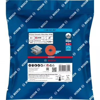 Bosch X-LOCK R782 125 mm G 120+ abrazyvinis pluoštinis diskas