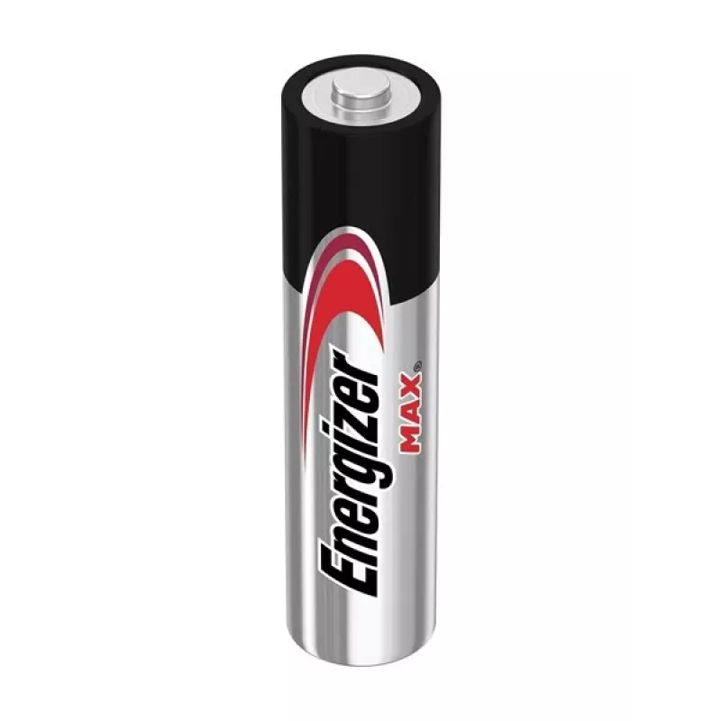 Vienkartinė baterija Energizer MAX AAA šarminė 1,5 V, 8 vnt., cilindrinė, 10 metų galiojimo laikas