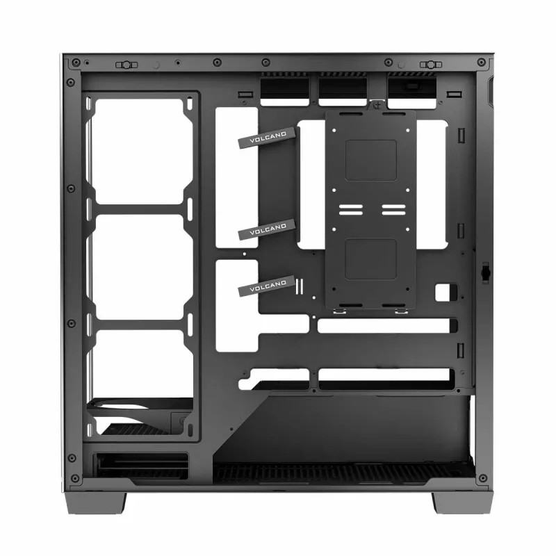 PC korpusas MODECOM Volcano Stellar NF ATX midi bokštas, grūdintas stiklas, juodas, tinka ATX/micro ATX, GPU iki 420mm, CPU aušintuvas 175mm