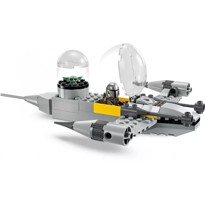 LEGO Star Wars 75410 N-1 Starfighter modelis su 92 detalėmis, minifigūrėlėmis Mando ir Grogu