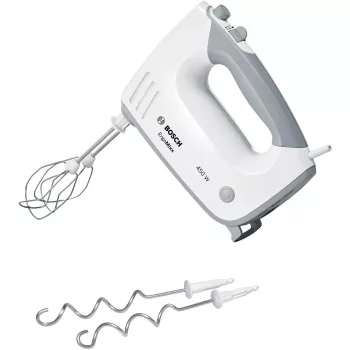 Panardintuvas Bosch MFQ36400 — 450 W, 5 greičių, turbo, 1,3 m laidas, pilkai baltas
