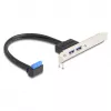 DeLOCK 83015 vidinis USB 3.2 Gen 1 adapteris, juodas, 5 Gbit/s
