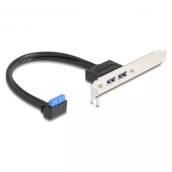 DeLOCK 83015 vidinis USB 3.2 Gen 1 adapteris, juodas, 5 Gbit/s
