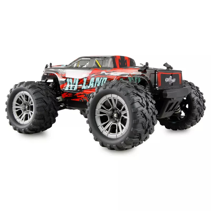 Amewi M-Land Monstertruck 48km/h 4WD 1:16 RTR Raudonas (22622)