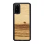 Dėklas Samsung Galaxy S20 Terra Black – natūrali mediena ir polikarbonatas