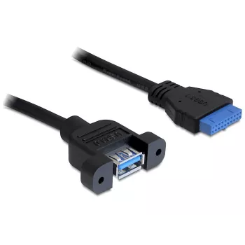 USB 3.0 vidinis kabelis DeLOCK 83118 0,5 m juodas