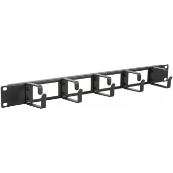 Lanview 1U 48,30 cm (19 inch) kabelių tvarkymo skydelis (RAO110BL)
