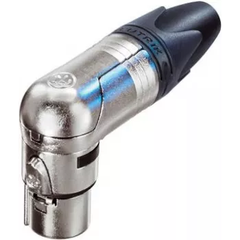 Neutrik RX serijos garso kištukas – XLR3 (moteriškas) – stačiu kampu (NC3FRX)